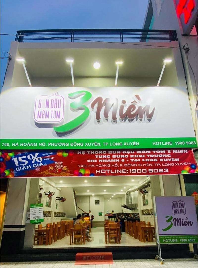 Bún đậu mắm tôm 3 Miền, thưởng thức đặc sản Bắc Bộ giữa vùng sông nước