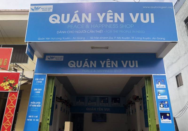 Quán Yên Vui Long Xuyên và những hoạt động thiện nguyện ý nghĩa