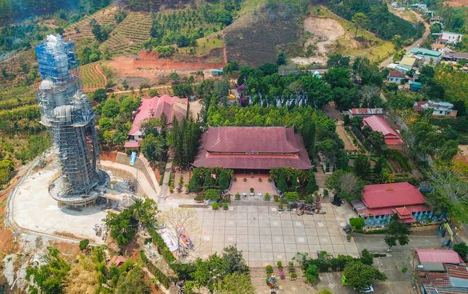 Chùa Linh Ẩn nơi an tọa của tượng quan âm lớn nhất Đà lạt