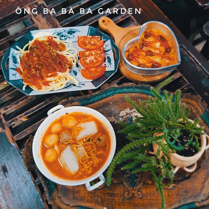 Cà phê sống ảo tại Ông Ba Bà Ba Garden Đà Lạt