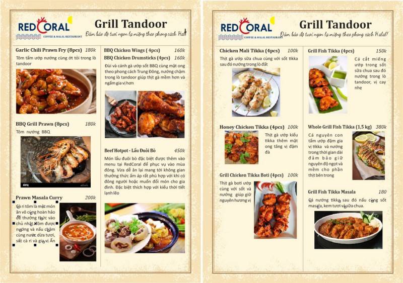 RedCoral Halong Halal Restaurant – Không gian ẩm thực Trung Đông đầy mới lạ tại Hạ Long