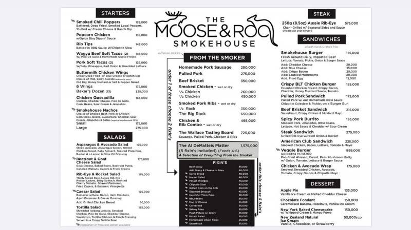 The Moose &amp; Roo Smokehouse - Khám phá 'lò hun khói' kiểu Mỹ ở Hà Thành