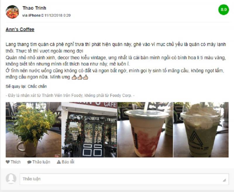 Ann's Coffee Tea, điểm hẹn lý tưởng của giới trẻ Bến Tre