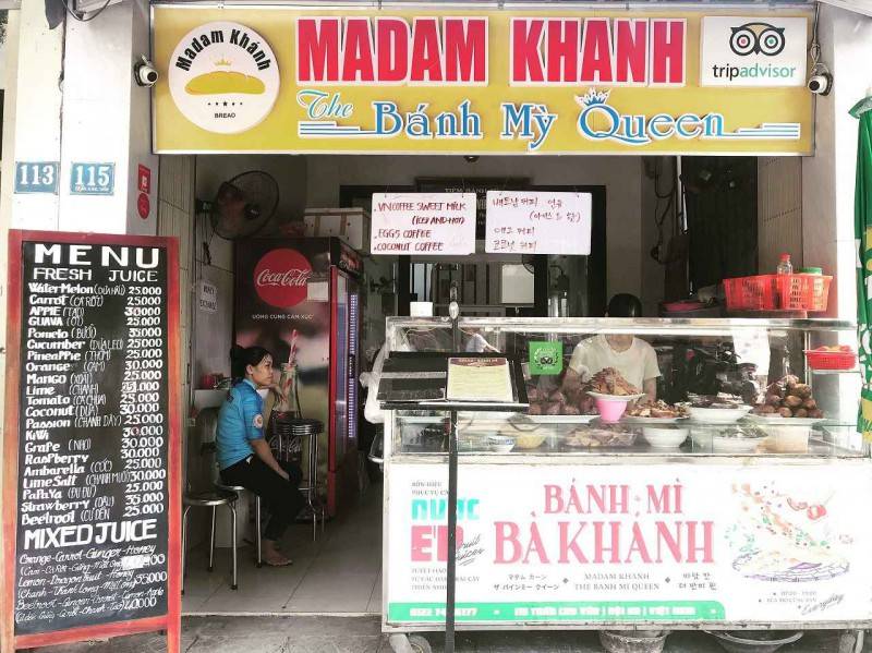 Bánh mì Madam Khánh Hội An - Trải nghiệm bánh mì ngon nhất thế giới