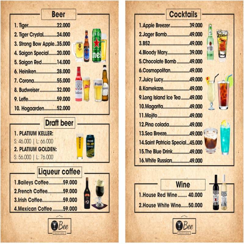 Bee Beer Cocktail địa điểm chill bậc nhất dành cho giới trẻ