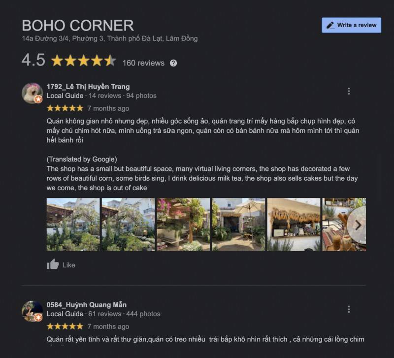 Boho Corner Coffee - Quán cà phê phong cách Bohemia độc đáo, quyến rũ