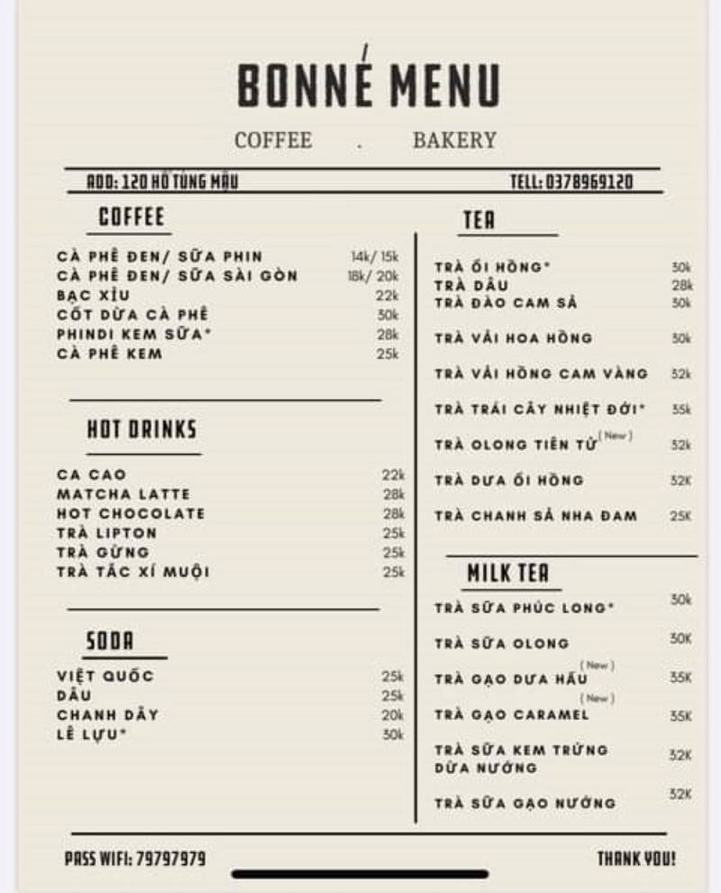 Bonné Cafe, chốn dừng chân của những cơn mùa hè dai dẳng