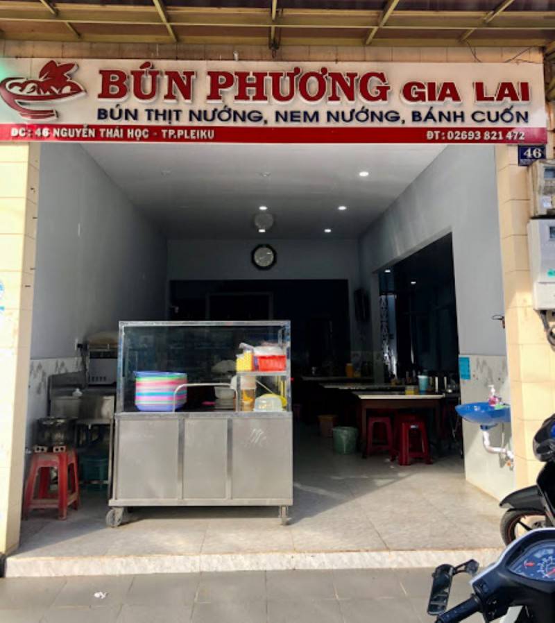 Bún thịt nướng Phương, hương vị ẩm thực của phố núi