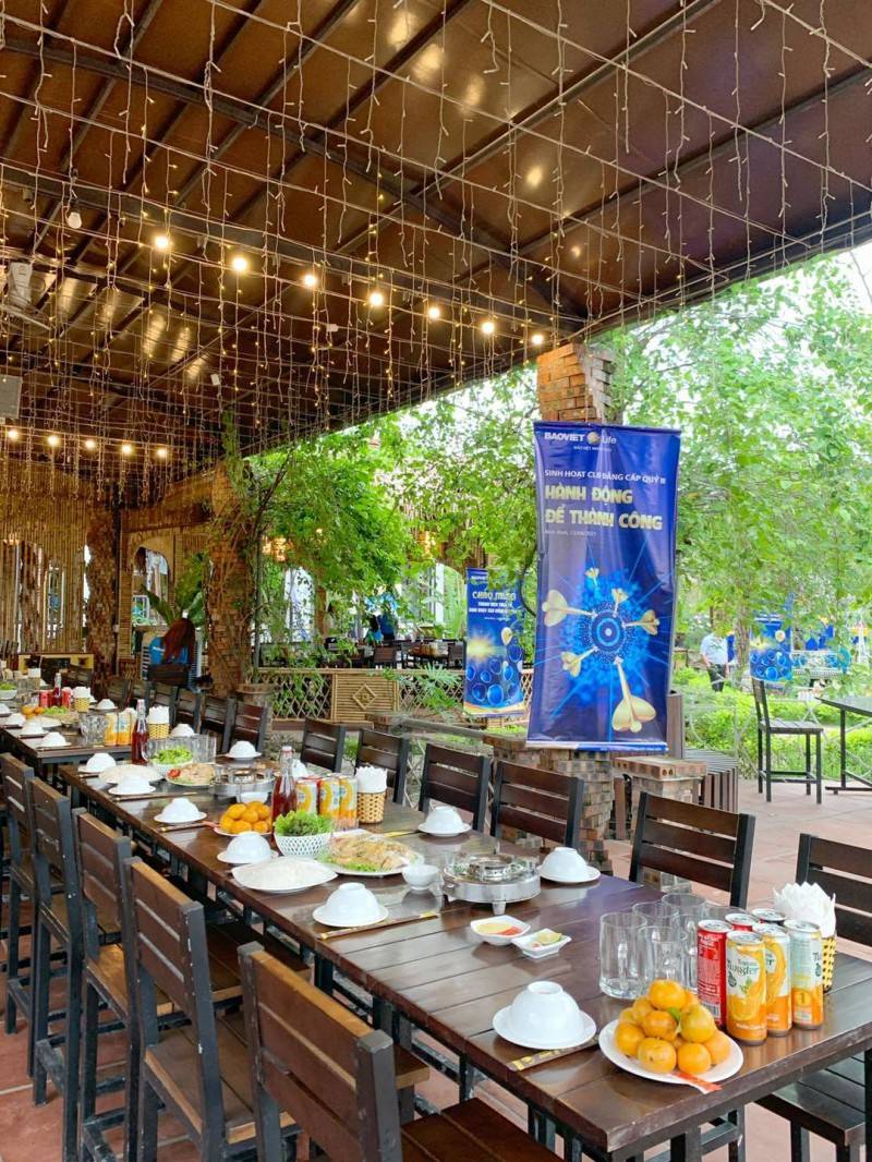 Anh Khoa Garden - Beer&amp;Coffee lọt TOP10 quán cafe sân vườn đẹp nhất Ninh Bình