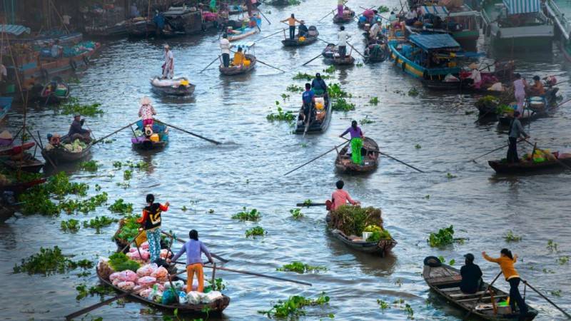 Chợ nổi Ngư Mỹ Thạnh - Tham quan chợ quê độc đáo miền sông nước