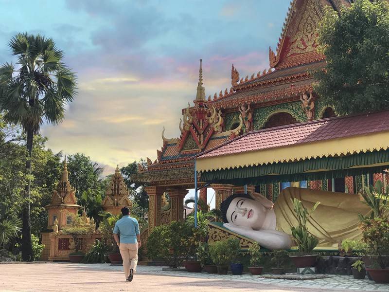 Chùa Monivongsa Bopharam, ngôi chùa Khmer độc đáo của Phật giáo Nam tông