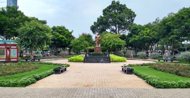 Công viên Lưu Hữu Phước hình cây đàn độc đáo giữa lòng Cần Thơ