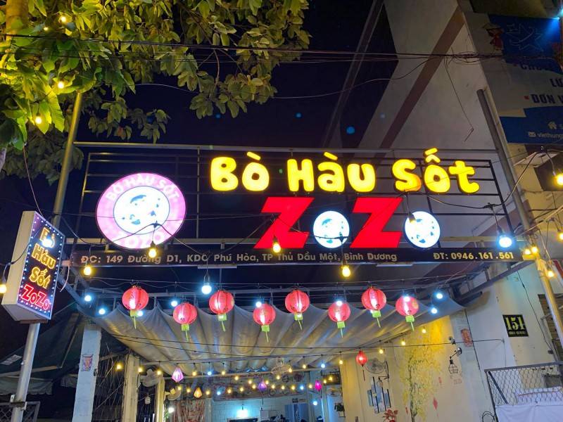 Đến ngay Bò Hàu Sốt Zozo thưởng thức thịt bò hảo hạng