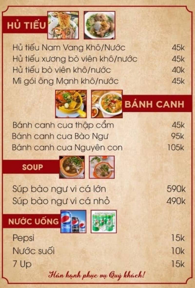 Đến Quán ông Mạnh để thưởng thức những món ăn quốc dân tại Gia Lai