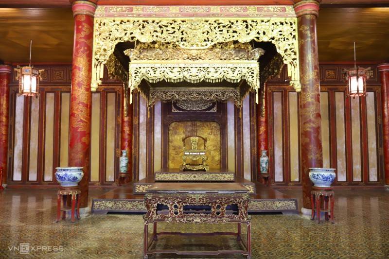 Điện Thái Hòa – Hoàng Thành Huế nơi chứng kiến 13 đời vua triều Nguyễn đăng quang