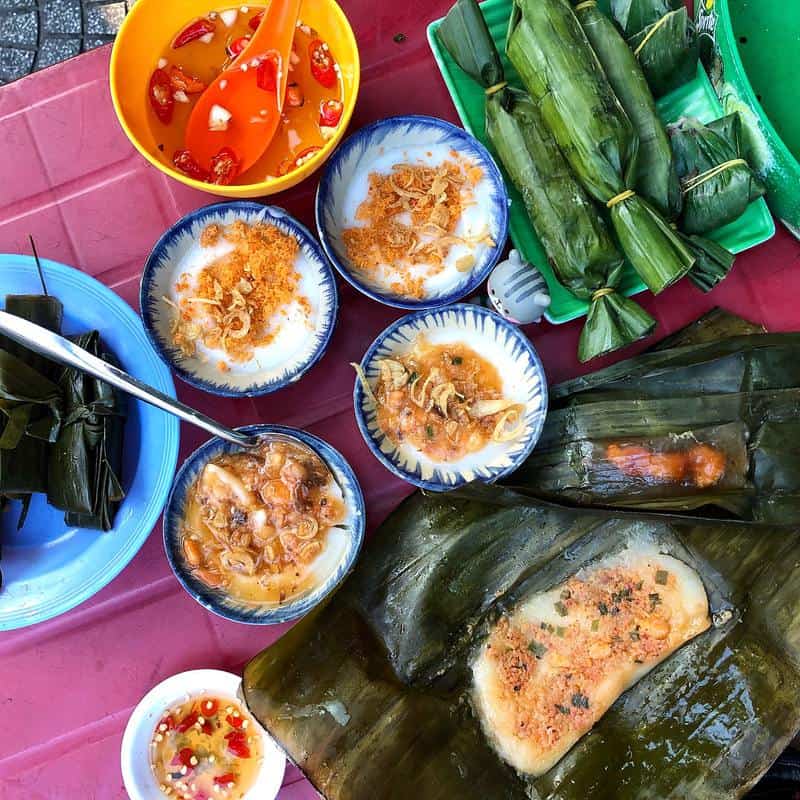 Ghé ăn bánh nậm lọc quán Bà Bé nổi tiếng ở Đà Nẵng