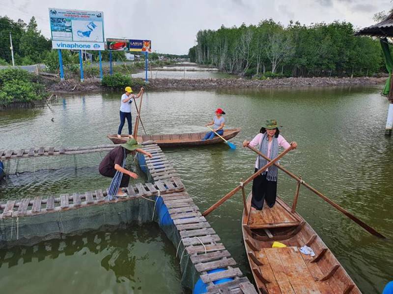 Ghé Điểm du lịch cộng đồng Hoàng Hôn, khám phá sông nước Cà Mau