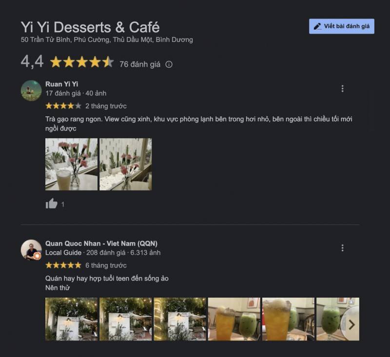 Ghé Yiyi Dessert Cafe check in không gian cà phê phong cách tình thơ Hàn Quốc