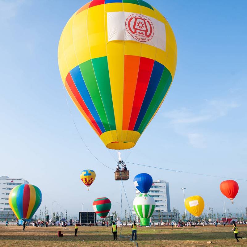 Khám phá lễ hội khinh khí cầu Kon Tum lần đầu tiên được tổ chức