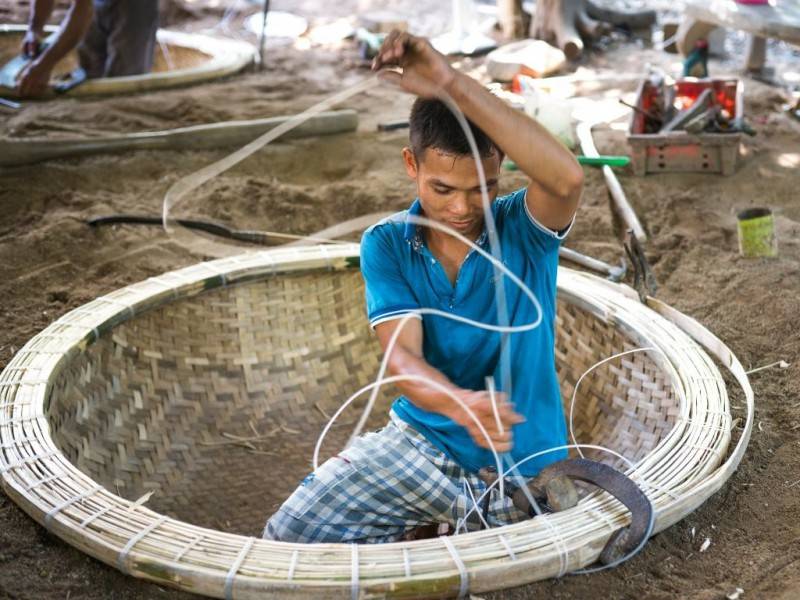 Khám phá nghề đan thúng chai Phú Mỹ - Làng nghề truyền thống từng bước vươn mình ra biển lớn