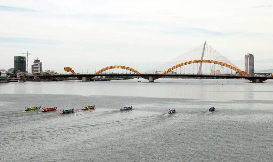 3 vì lễ hội sông nước Đà Nẵng: lễ hội đua thuyền