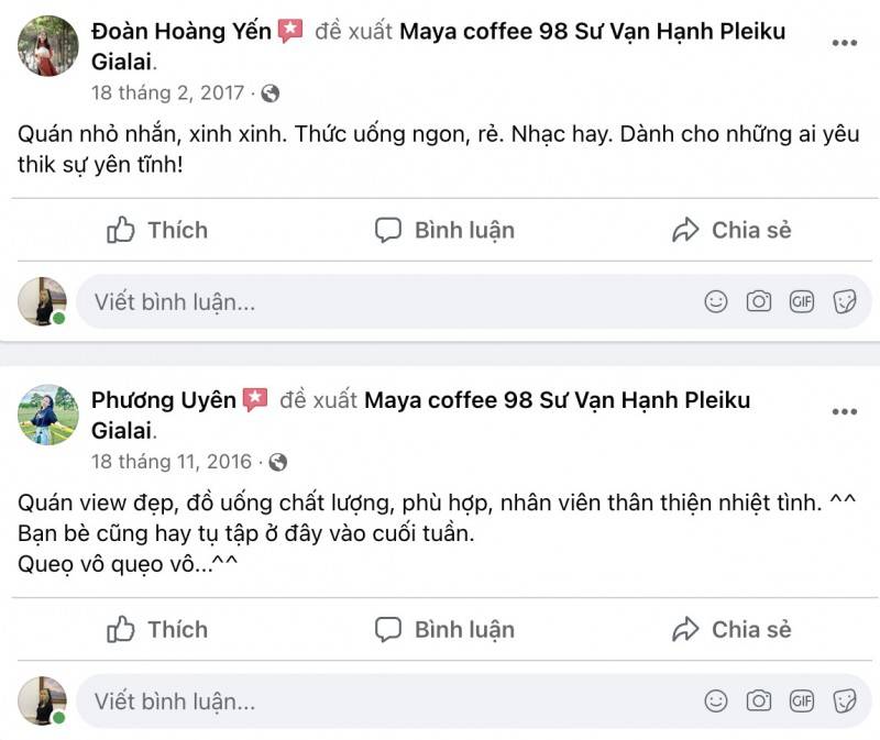 Maya Coffee, không gian xanh bình yên giữa phố núi Gia Lai