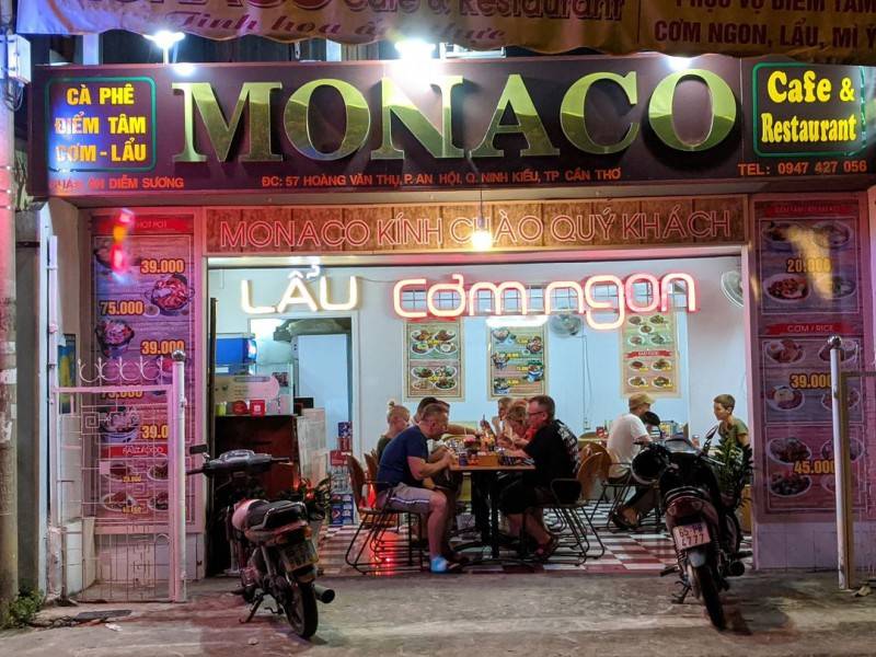 Monaco Coffee Restaurant nơi nhâm nhi cả món Á và Âu ở Cần Thơ