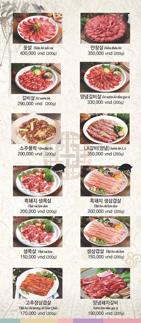 Muốn trải nghiệm thịt nướng chuẩn vị Hàn, bạn phải đến ngay Nhà hàng Samwon nhé