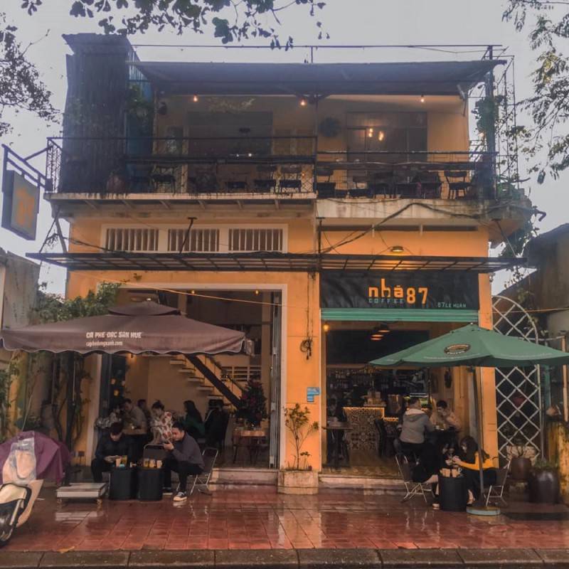 Nhà 87 cà phê - Tiệm cà phê có không gian học bài lý tưởng nhất ở Huế