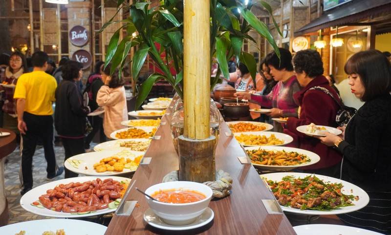 Nhà hàng Sen Á Đông Hạ Long - Buffet hải sản sang, xịn, mịn