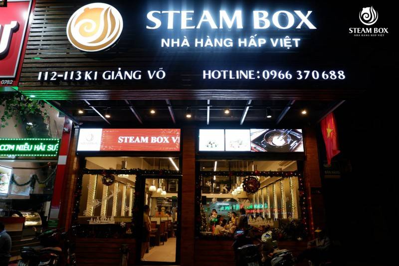 Nhà hàng Steam Box - Trải nghiệm ẩm thực với các món hấp đảm bảo dưỡng chất