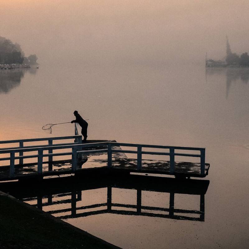 Những sớm tinh mơ ở Hồ Xuân Hương, cảm giác thanh bình đến nao lòng