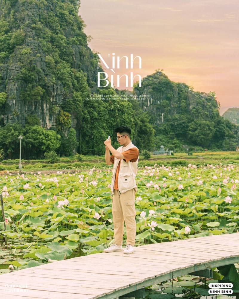 Review Ninh Bình thơ mộng như tranh vẽ qua góc nhìn của Đăng Nam