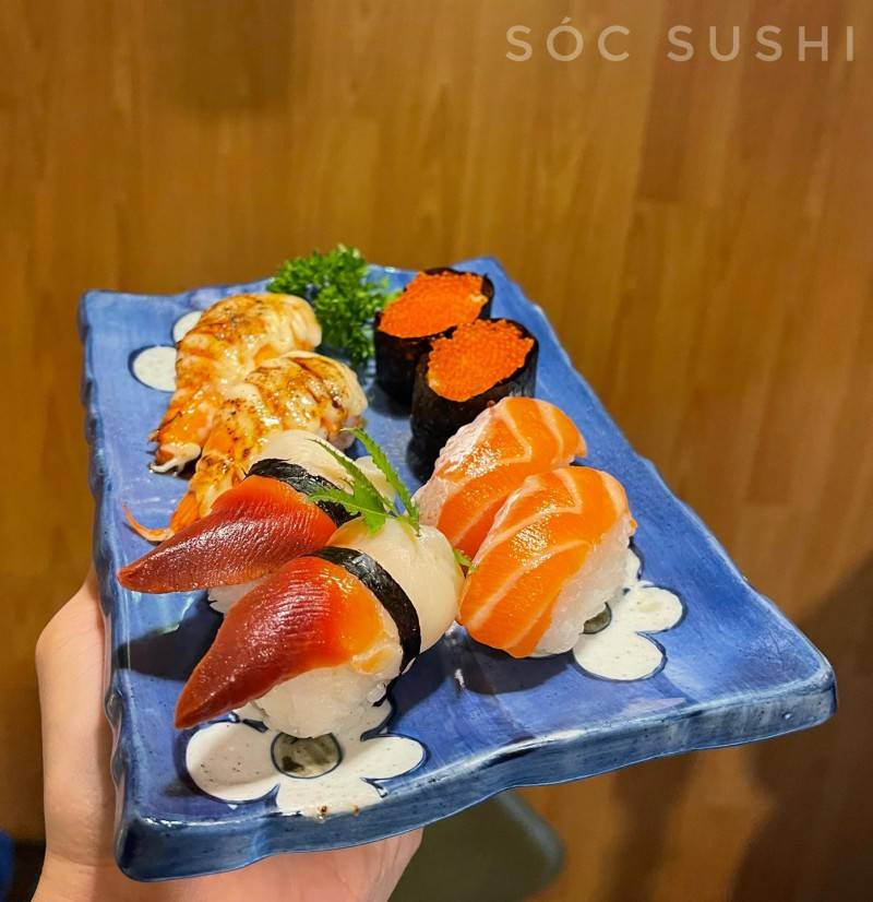 Sóc Sushi, một trong những quán ngon Bình Dương thuộc phong cách Nhật Bản