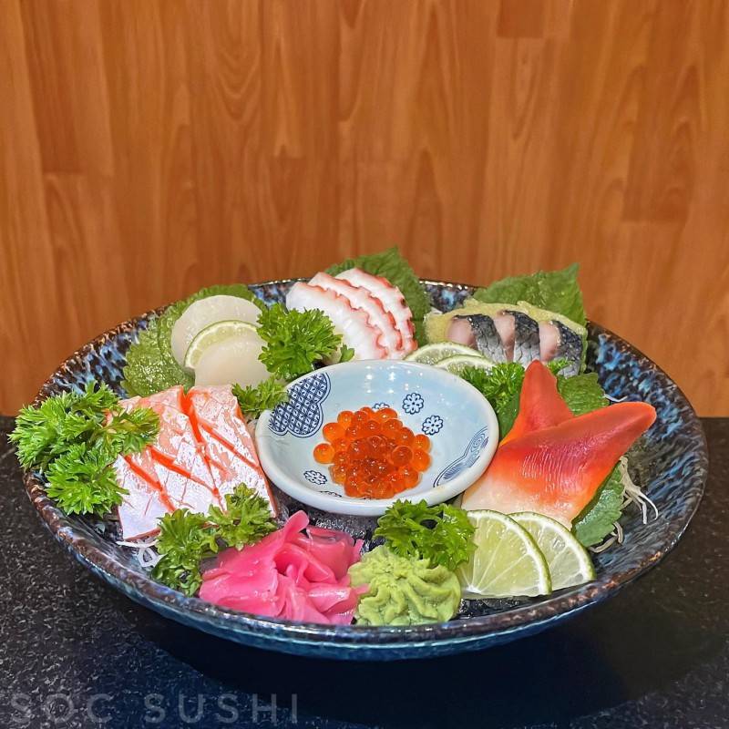 Sóc Sushi, một trong những quán ngon Bình Dương thuộc phong cách Nhật Bản