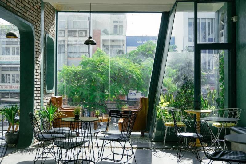 Tận hưởng không gian xanh với vẻ đẹp hiện đại tại Quán The Kantho Coffee