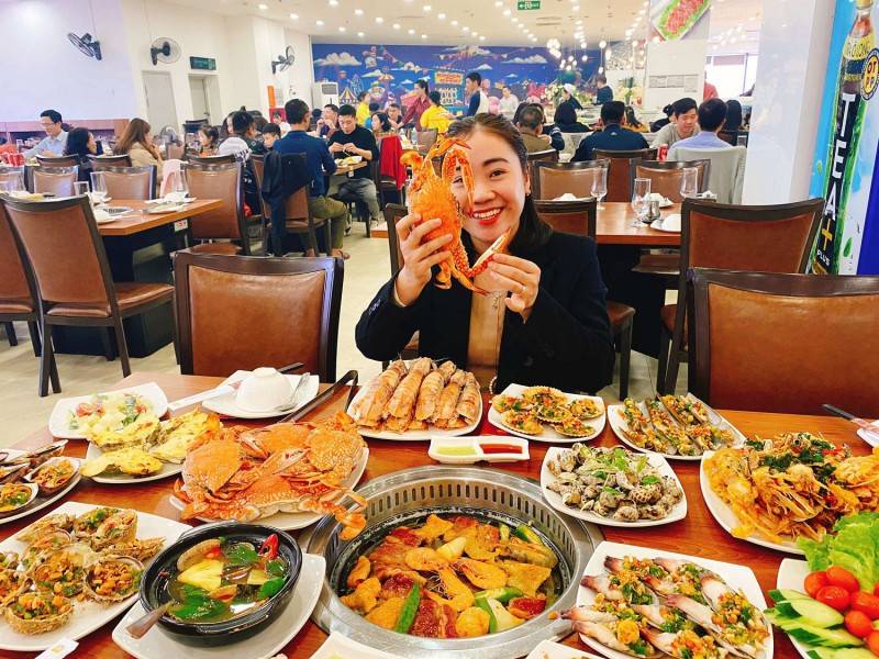 Thả ga thưởng thức hải sản linh đình ở nhà hàng Buffet Poseidon Hà Nội