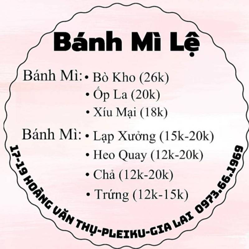 Thưởng thức Bánh mì Lệ bình dân giữa lòng phố núi Gia Lai