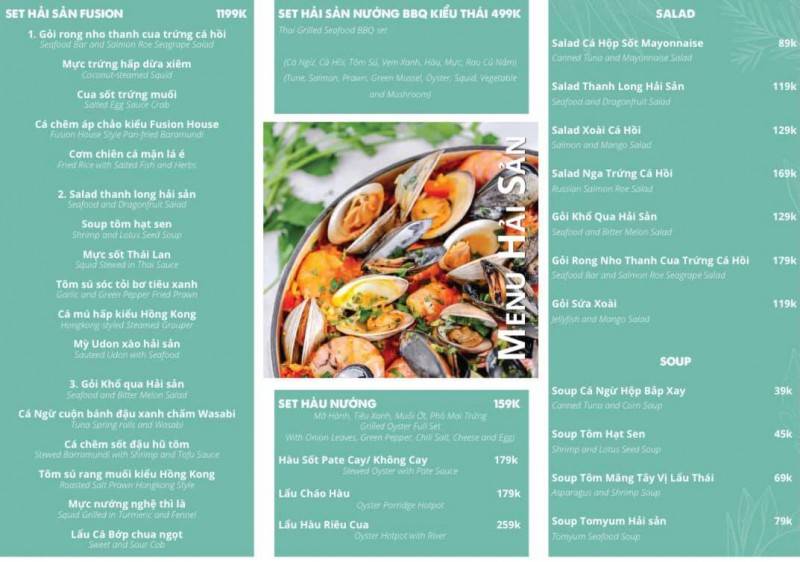 Thưởng thức vô số món ăn ngon mang thương hiệu biển tại Nha Trang Fusion House