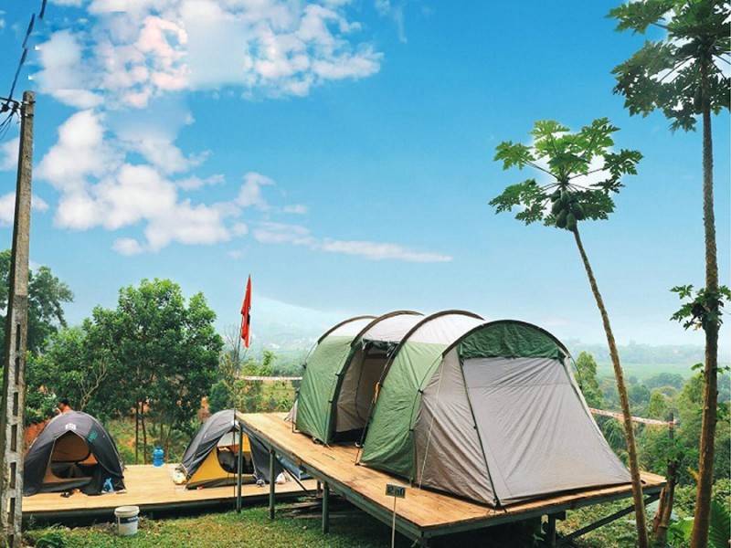 Top địa điểm camping gần Hà Nội lý tưởng cho cuối tuần