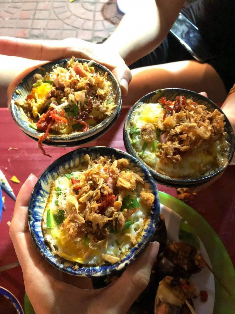 Trứng Chén Nướng Kon Tum, địa điểm ăn vặt siêu lạ siêu ngon