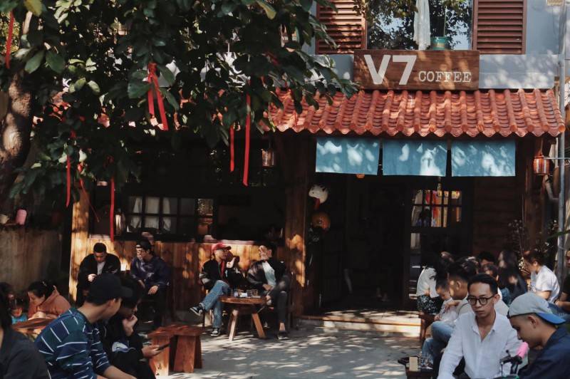 V7 Coffee Da Nang - Đi tìm bình yên bên trong ngôi nhà nhỏ thân thương