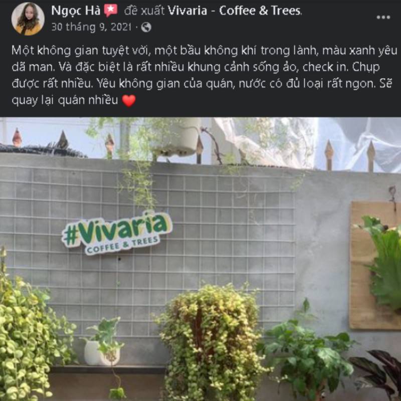 Vivaria - Coffee &amp; Trees - Khu vườn nghệ thuật ngay giữa lòng thành phố